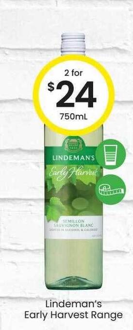 The Bottle O Lindeman's early harvest range offer