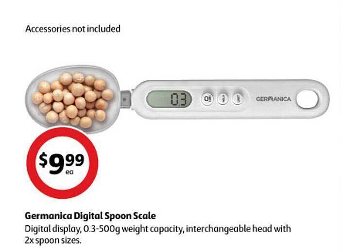Germanica digital spoon scale offer at Coles