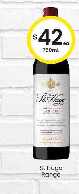 The Bottle O St hugo range offer