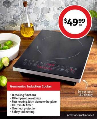 Coles Germanica induction cooker offer