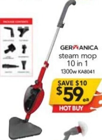 Cheap as Chips Germanica Steam Mop 10 In 1 offer