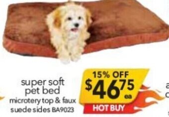 Cheap as Chips Super Soft Pet Bed offer