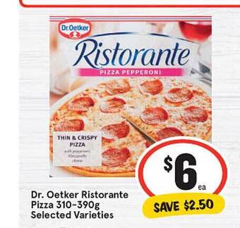 IGA Dr oetker ristorante pizza offer
