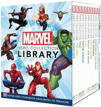 Marvel hero collection 10-book library