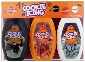 Dollar sweets halloween cookie icing 3 pack