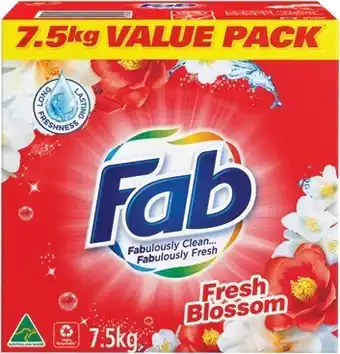 BIG W Fab liquid laundry detergent 5.4l offer