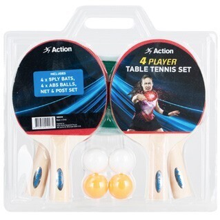 BIG W Action 4 player table tennis set offer