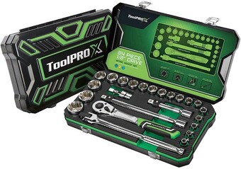 SuperCheap Auto Toolpro-x 24 pce socket set offer