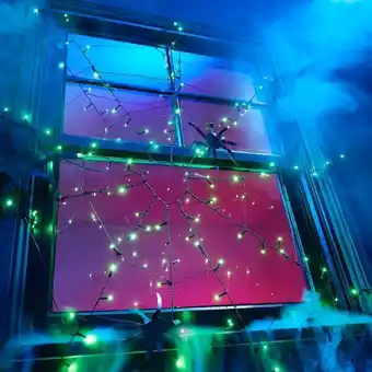 Kmart Halloween multi-function light-up spiderweb offer