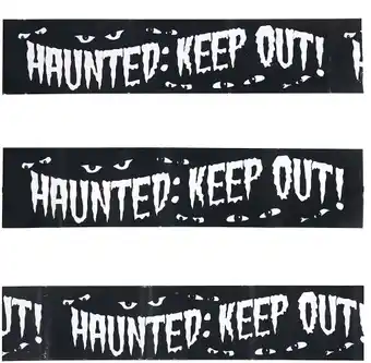 Kmart 6m caution/crime tape - assorted offer