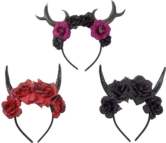 Headband with horns assorted offer at Kmart