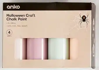 Kmart 4 pack halloween craft chalk paint offer