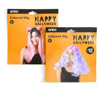Kmart Coloured wig - assorted offer