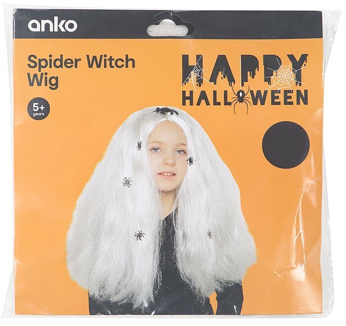 Spider witch wig offer at Kmart
