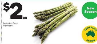 Woolworths Australian green asparagus offer
