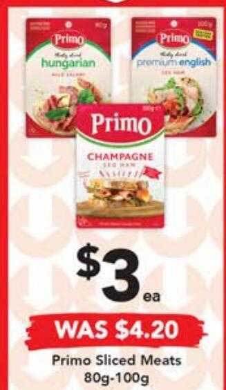 Drakes Primo sliced meats offer
