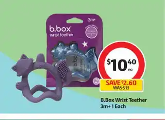 Coles B.box wrist teether 3m+ 1 each offer