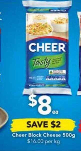 Drakes Cheer block cheese offer