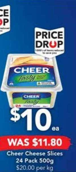 Drakes Cheer cheese slices 24 pack offer