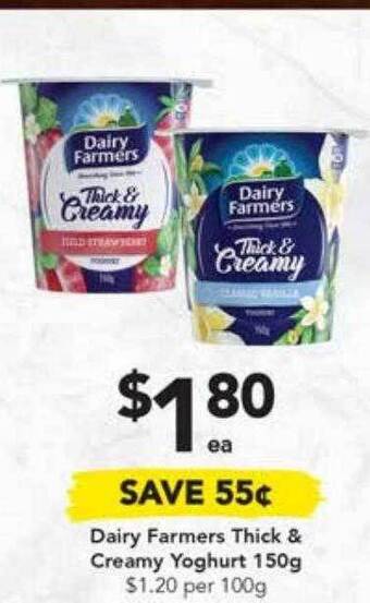 Drakes Dairy farmers thick & creamy yoghurt offer