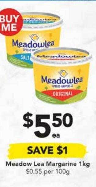 Drakes Meadow lea margarine offer