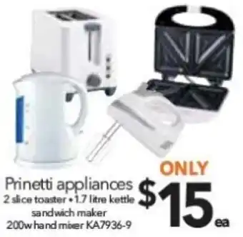 Prinettie Appliances