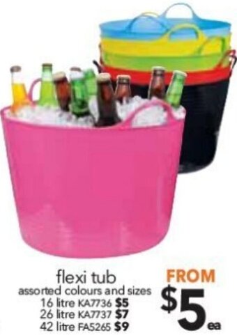Cheap as Chips Flexi Tub offer