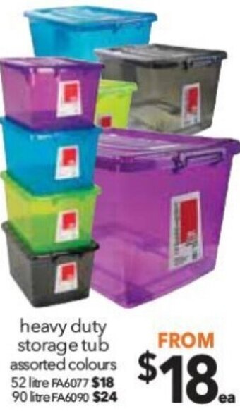 Cheap as Chips Heavy Duty Storage Tub offer