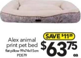 Cheap as Chips Alex Animal Print Pet Bed offer