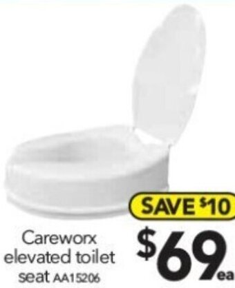 Cheap as Chips Careworx Elevated Toilet Seat offer