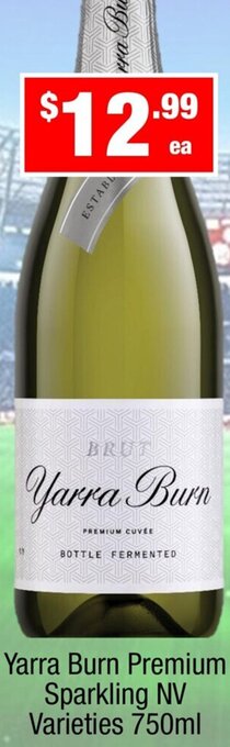 Liquor Stax Yarra Burn Premium Sparkling NV Varieties 750ml offer