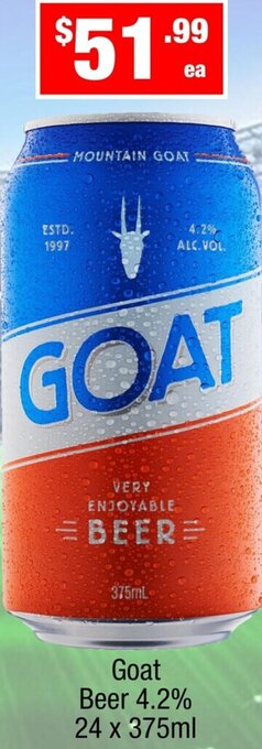 Goat Beer 4.2% 24 x 375ml
