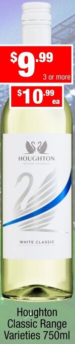Liquor Stax Houghton Classic Range Varieties 750ml offer