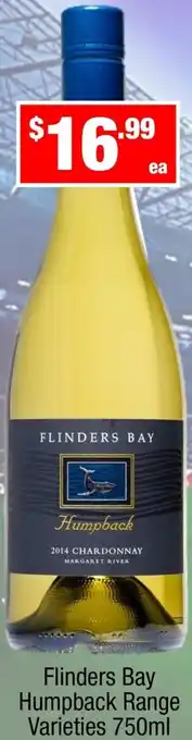 Liquor Stax Flinders Bay Humpback Range Varieties 750ml offer