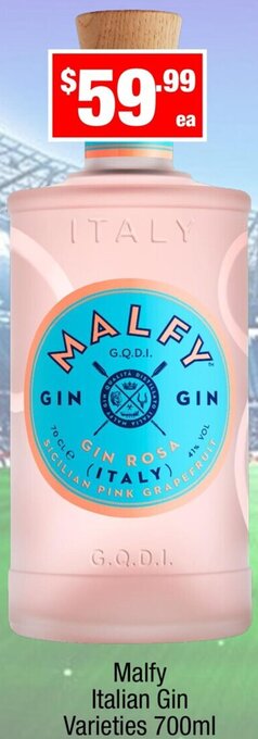 Liquor Stax Malfy Italian Gin Varieties 700ml offer