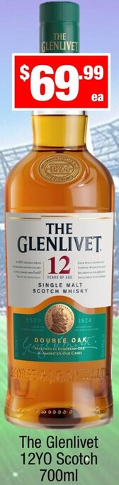 Liquor Stax The Glenlivet 12YO Scotch 700ml offer