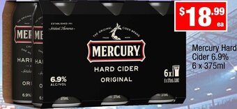 Mercury Hard Cider 6.9% 6 x 375ml
