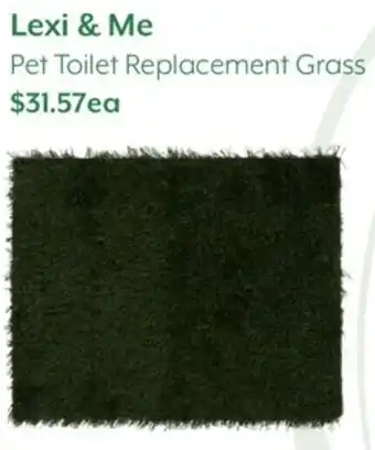 Pet stock Lexi & Me Pet Toilet Replacement Grass offer