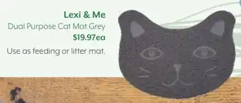 Pet stock Lexi & Me Dual Purpose Cat Mat Grey offer