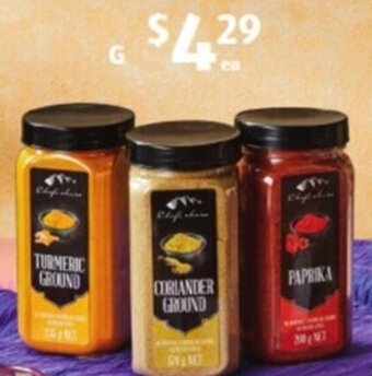 ALDI Chef's Choice Bulk Indian Spices 155g-235g offer