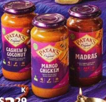 ALDI Patak's Simmer Sauces 450g offer