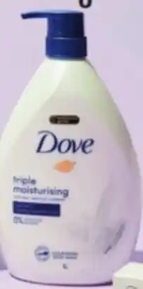 ALDI Dove Triple Moisturising Bodywash 1L offer