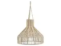 LivingStyles Ballina Cotton Macrame Round Pendant Light offer