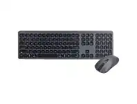 Officeworks Bonelk KM-447 Slim Wireless Keyboard & Mouse Combo Grey offer