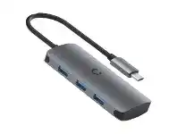 Officeworks Cygnett Unite SlimMate USB-C Hub Silver offer