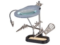 Jaycar Electronics PCB Holder with LED Magnifier offer