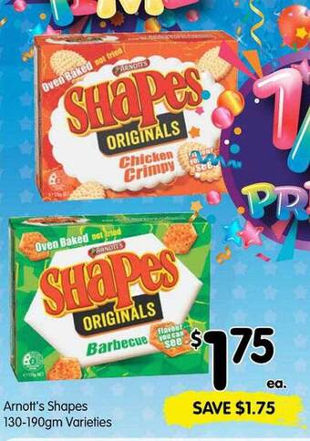 Spar Arnott's shapes offer