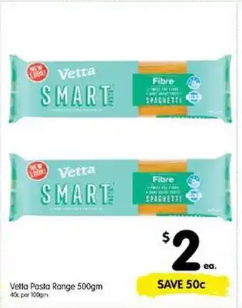 Spar Vetta pasta range offer