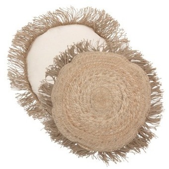 Pillow Talk Jute cushion by habitat offer