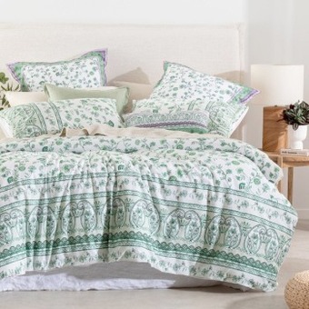Pillow Talk Medina quilt cover set by habitat offer